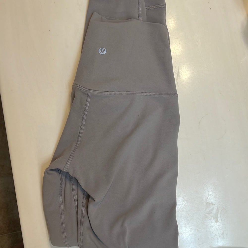 Lululemon Align 25” Leggings Dark Chrome size 2